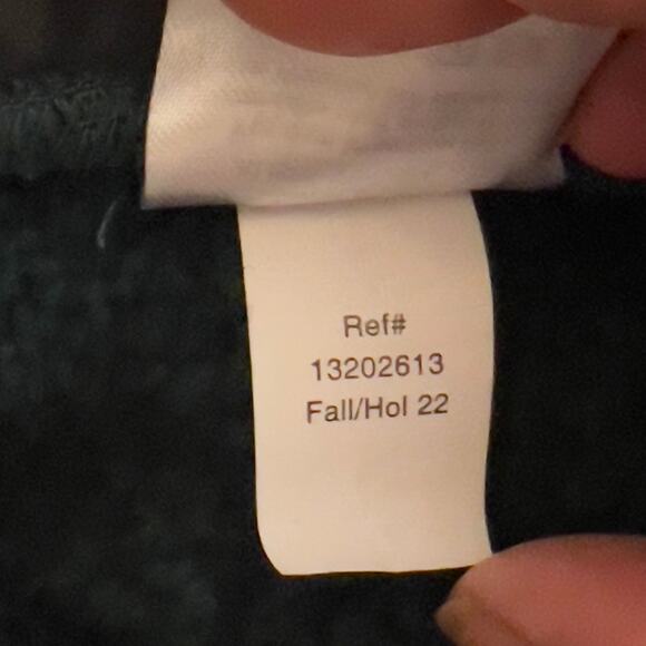 Eddie Bauer Green Fleece Qtr Snap Pullover Men's TXL Long Sleeved Side Pockets - Picture 15 of 16